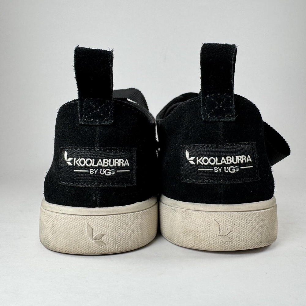 Koolaburra by UGG Womens Black Canvas Ribbon Lace Low‎ Top Sneakers Shoes 9.5 - Picture 5 of 8